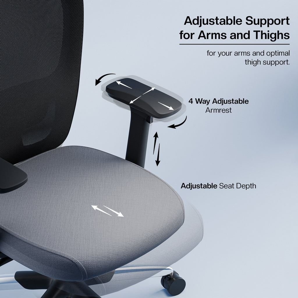 Buy Jupiter Superb High Back Mesh Office Chair Online | GreenSoul