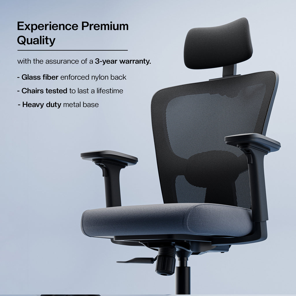 Buy Jupiter Superb High Back Mesh Office Chair Online | GreenSoul