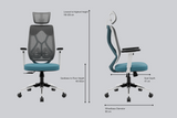 Green Soul Renewed Zodiac Superb High Back Mesh Office Chair