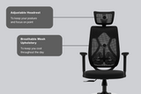 Green Soul Zodiac Superb High Back Mesh Office Chair