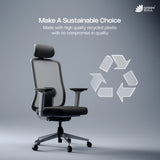 Green Soul Cosmos Superb Minimal Design Ergonomic Office Chair | Intelli-Adapt | 3D Armrest