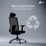 Green Soul Cosmos Superb Minimal Design Ergonomic Office Chair | Intelli-Adapt | 3D Armrest