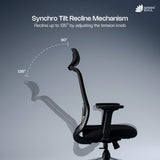 Cosmos Lite Minimal Design Ergonomic Office Chair | Synchro-Tilt Recline