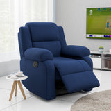 Green Soul Comfy Fabric Single Seater Recliner