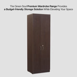 Green Soul Merlin 2-Door Wardrobe furniture Green Soul Ergonomics   