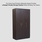 Green Soul Merlin 3-Door Wardrobe furniture Green Soul Ergonomics   