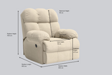 Green Soul® Shangri-La Single Seater Electric Recliner Sofa