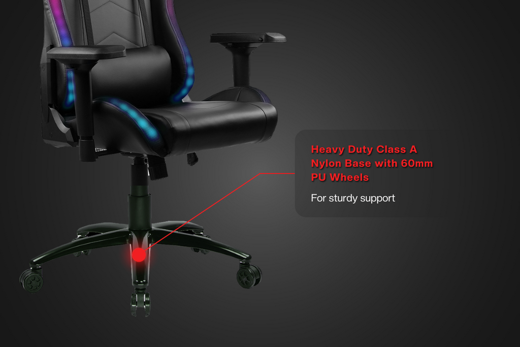 Green Soul Thunder Gaming Chair With Led Rgb Lights