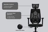 Green Soul Zodiac Pro Series High Back Mesh Office Chair