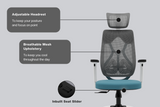 Green Soul Zodiac Pro Series High Back Mesh Office Chair