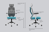 Green Soul Zodiac Lite High Back Mesh Office Chair Multi-Functional Chair Green Soul Ergonomics   