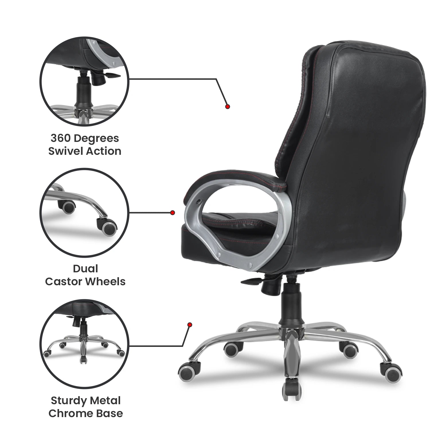 Green Soul Renewed Vienna Mid Back Executive Chair Renewed Green Soul Ergonomics   